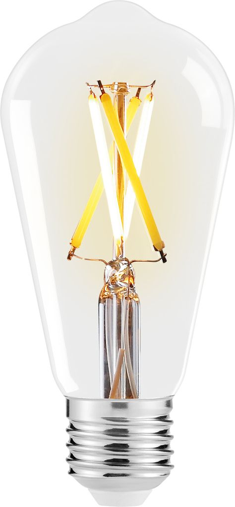 SYLVANIA Smart LED E27 | Warmweiß - Tageslichtweiß 2000K-6500K | 806lm - 60W Ersatz | dimmbare Glühbirne E27 | Edison Form | Leuchtmittel mit Fe...