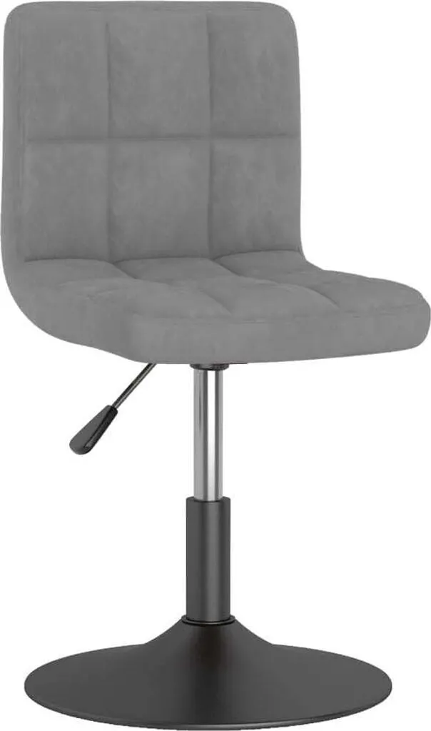 Sgabelli Bar in Velluto Grigio Chiaro: Eleganza Girevole per Cucina