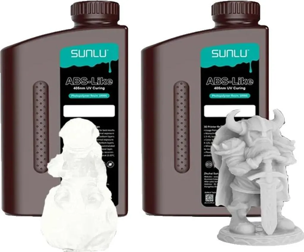Resina Nova3D Per Stampanti 3D – 1000g, Grigia, Lavabile Con Acqua, Ad Alta Resistenza