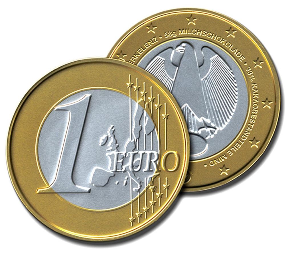 Steenland Chocolate Schoko-Euro 58g Produktbild 