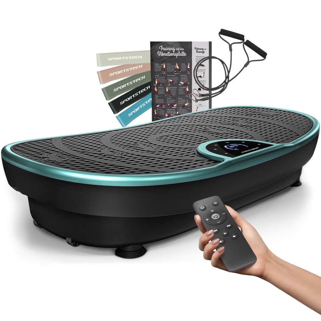 Sportstech Vibrationsplatte VP250 | Curved Design | 200W Produktbild 