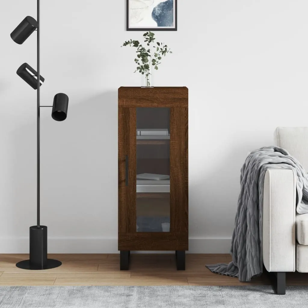 Mobile Credenza vidaXL Rovere Marrone 90cm | Design Minimalista