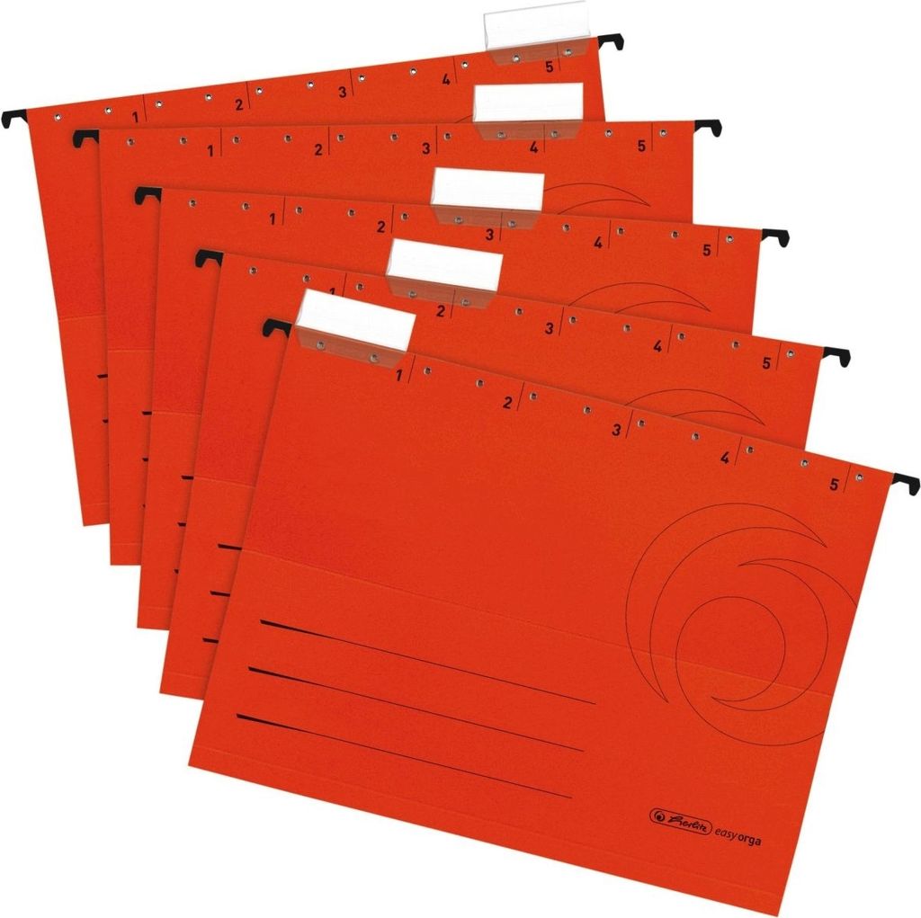 Hängemappe 230g/qm rot VE=10x5 Stück