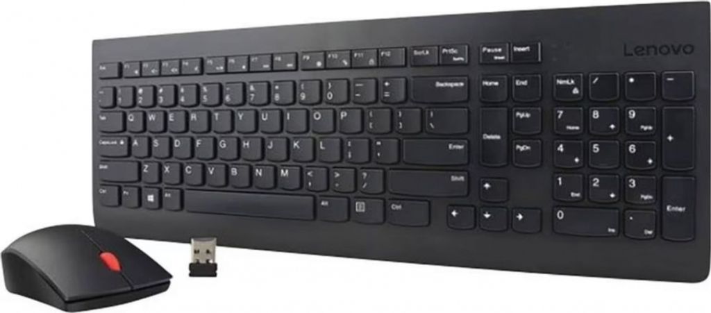 Lenovo Essential Wireless Combo - Tastatur-und-Maus-Set - kabellos - 2.4 GHz - Deutsch - für S510; ThinkCentre M700; M71X; M810; M910; ThinkPad L4...