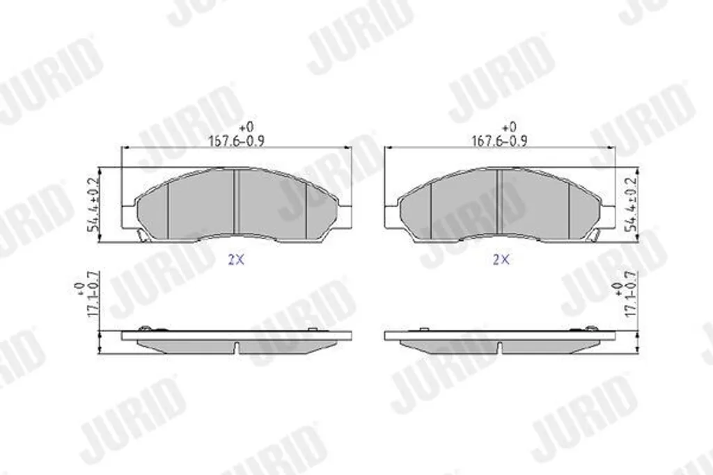 Freinage Avant Chevrolet Colorado I : Plaquettes JURID 572643J Fiables