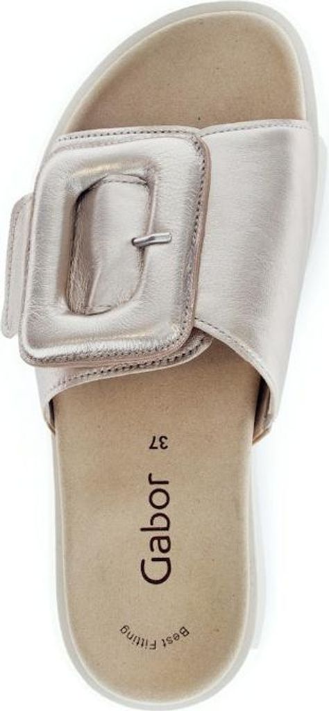 Gabor 43.751.62, Sandaletten in Gold für Damen, Größe 43