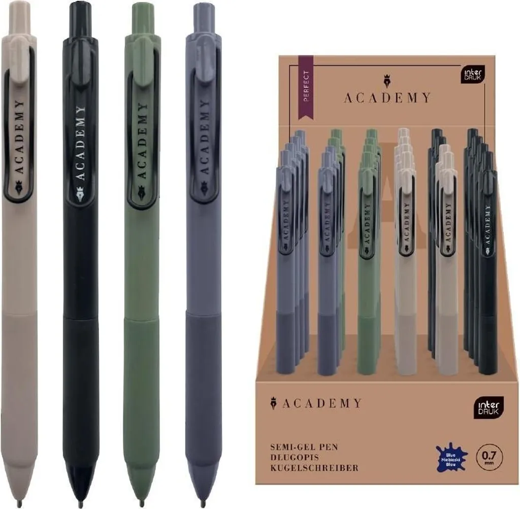 Set 24 Penne Perfect Academy - Cancelleria Professionale senza Blu