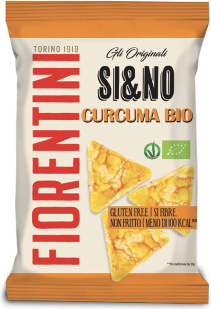 MINI-MAIS-Crushes mit Kurkuma, glutenfrei, biologisch 20 g - FIORENTINI