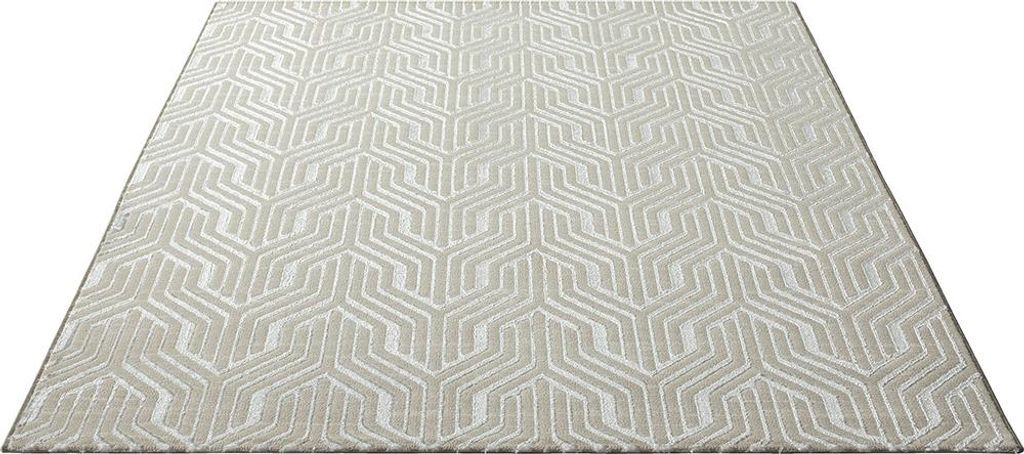 FLOORNOVO Hochflor Teppich Läufer gemustert - 300 x 80 cm - Besonders Weicher Teppich Wohnzimmer & Badezimmerteppich - Pflegeleicht - vielseitig e...