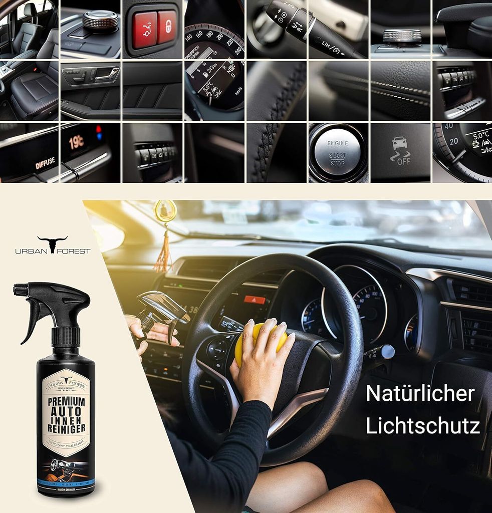 URBAN Forest® Auto Innenraumreiniger für Cockpitpflege & Produktbild 7