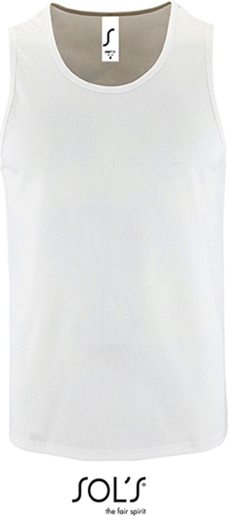 SOLs 02073 | Canotta sportiva da uomo - Colore: Bianco - Immagine del prodotto 