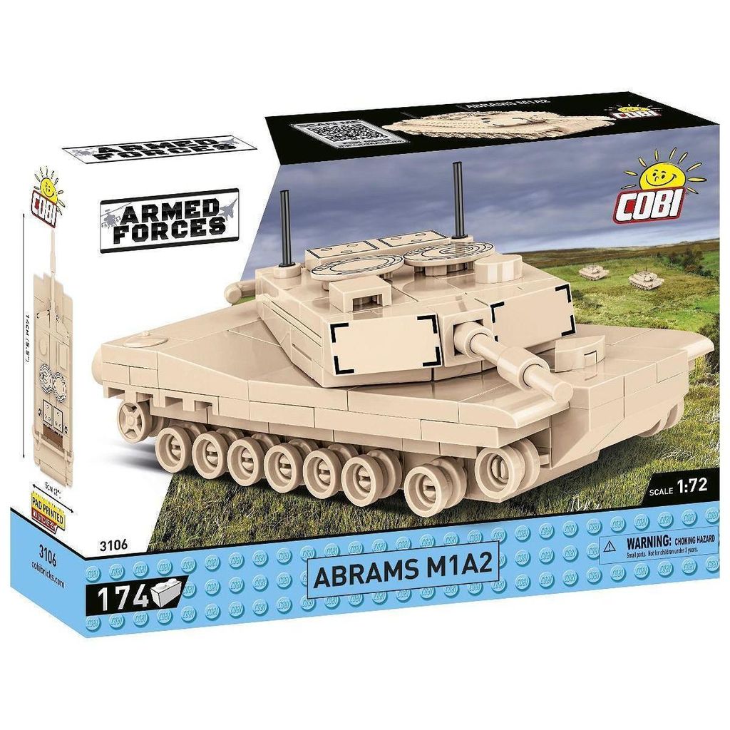 COBI Abrams M1A2, Stavebnica, 6 rok / roky, 174 kusov Obrázok produktu 