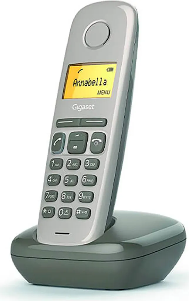 Téléphone DECT Gigaset A170 Rouge avec Répertoire de 50 Contacts