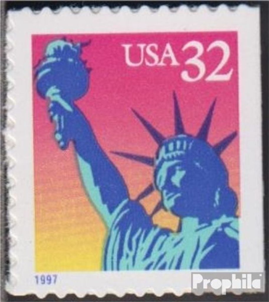 Briefmarken USA 1997 Mi 2802BG (kompl.Ausg.) postfrisch Freiheitsstatue