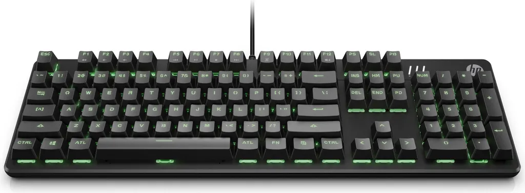 Clavier USB HP Pavilion Gaming 550 Noir QWERTY - Frappe Rapide et Fluide