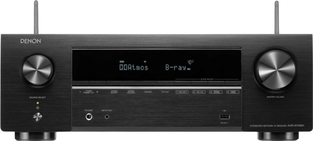 Denon avr-x1700h schwarz av receiver 7.2ch / 145w / 8k Produktbild