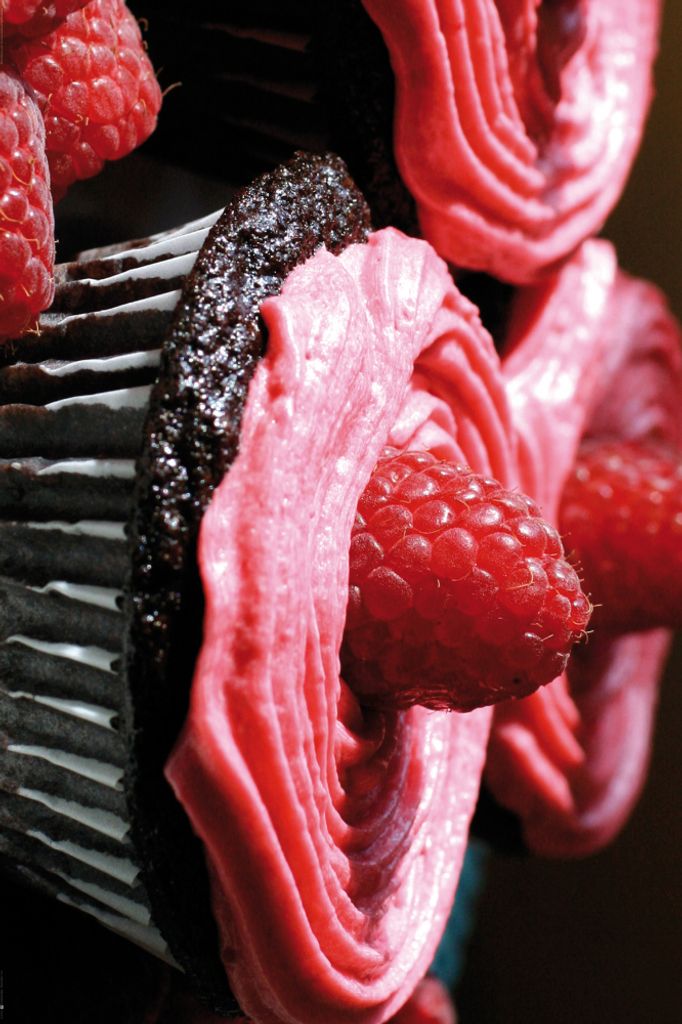 Muffins Kunstdruck Bild - Süße Verführung (120 x 180 cm)