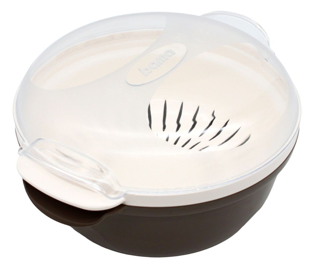 BAMA Cuit-vapeur micro-ondes COOKY, 1,8L, brun Image du produit 