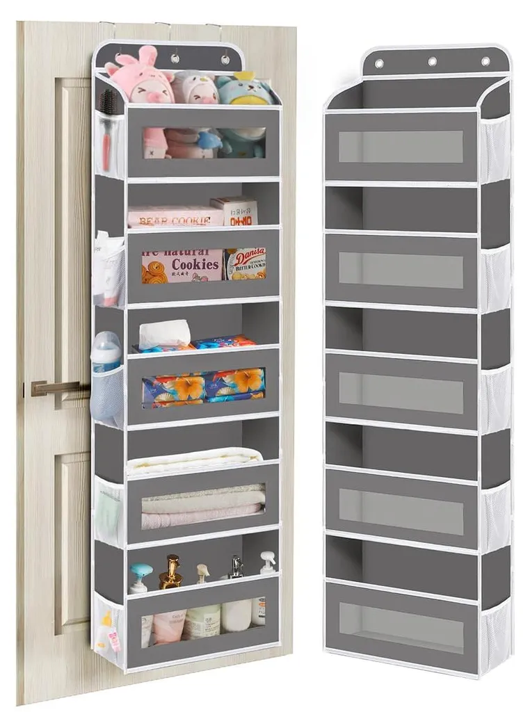 Organiseur de porte gain de place pour désencombrer la chambre bébé