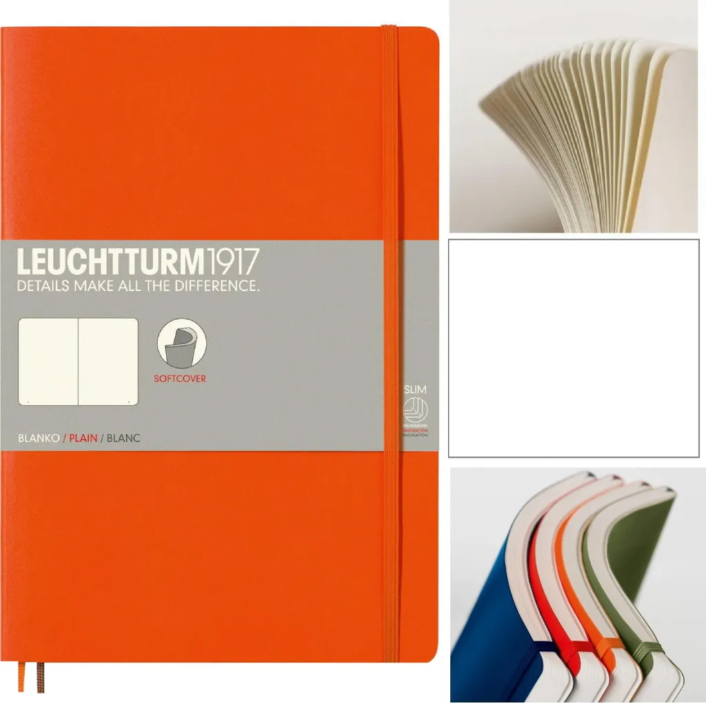 Taccuino LEUCHTTURM1917 B5 Softcover Orange - Qualità Tedesca Premium