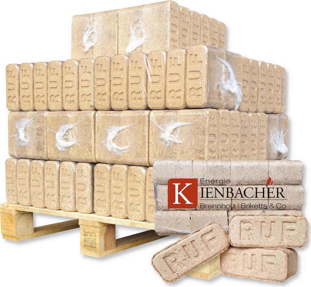 200 kg RUF Briketts Hartholzbriketts aus Buche und/oder Produktbild 