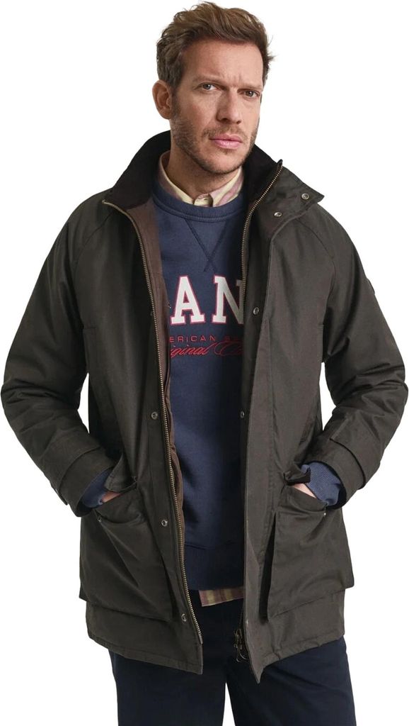 Gant Winterjacke aus gewachster Baumwolle