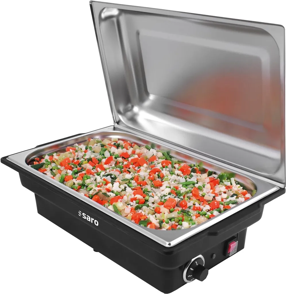 Chafing dish électrique Saro Lorena : finissez-en avec les plats froids