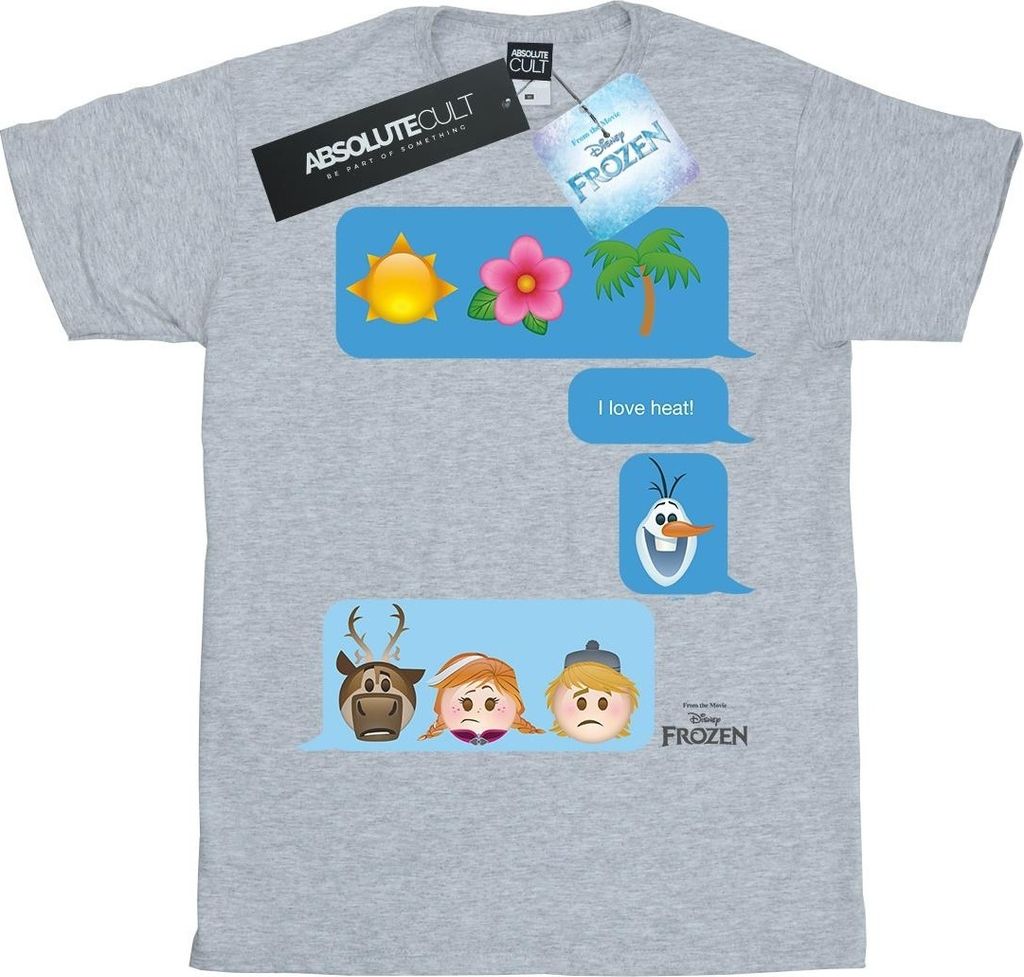 Disney - "Frozen I Love Heat" T-Shirt für Herren BI27220 (3XL) (Grau)