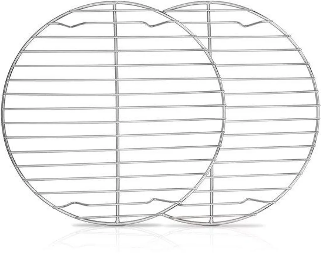 Support rond en inox sain et durable 23 cm pour plaques de cuisson