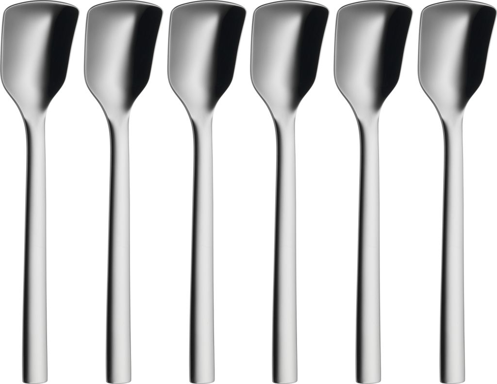 WMF Nuova Eislöffel Set 6-teilig Eisschaufel Cromargan Produktbild