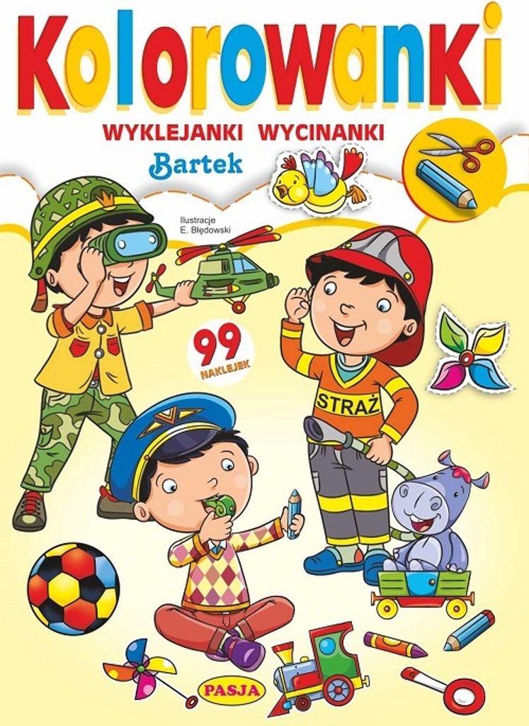 Kolorowanki. Bartek