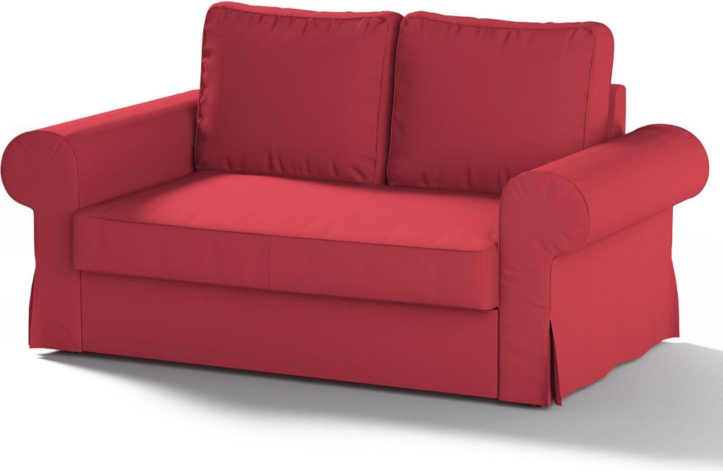 Dekoria Bezug für Backabro 2-Sitzer Sofa ausklappbar, rot, Bezug für Backabro 2-Sitzer Sofa