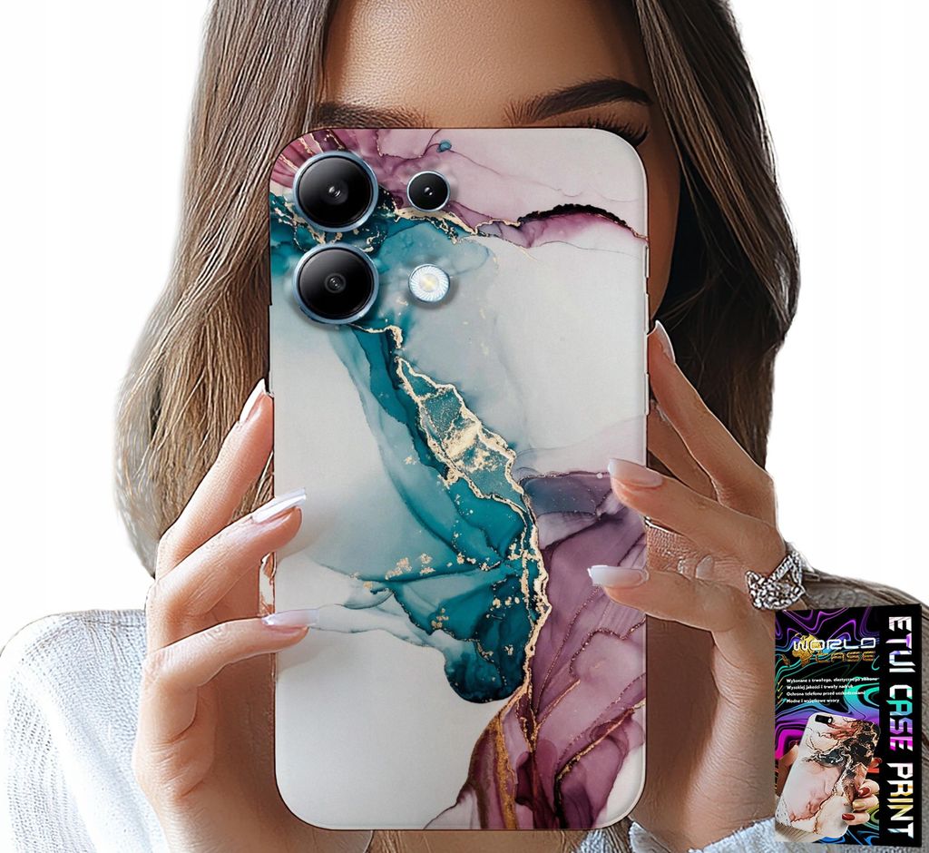 Hülle Für Xiaomi Note 13 Pro 4G - Elegante Marmorierte Modische Damenhülle