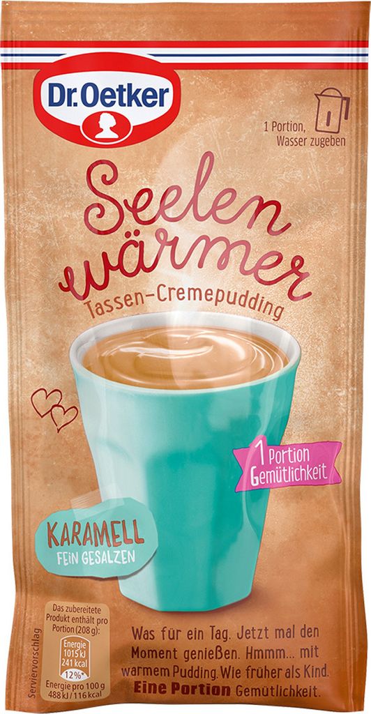 Oetker Seelenwärmer Pudding Karamell 0,058 Kg | Kaufland.de
