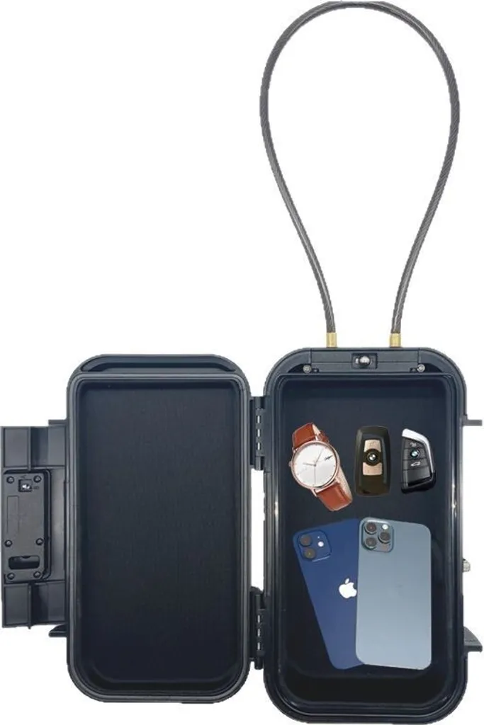 Boîte de Sécurité à Code avec Coque Rigide Noire et Serrure Renforcée - 4