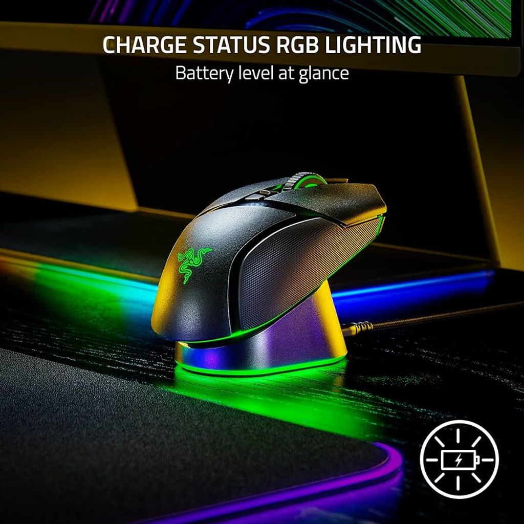 Razer Mouse Dock Pro + Wireless Charging Puck, Kabellose Produktbild 8