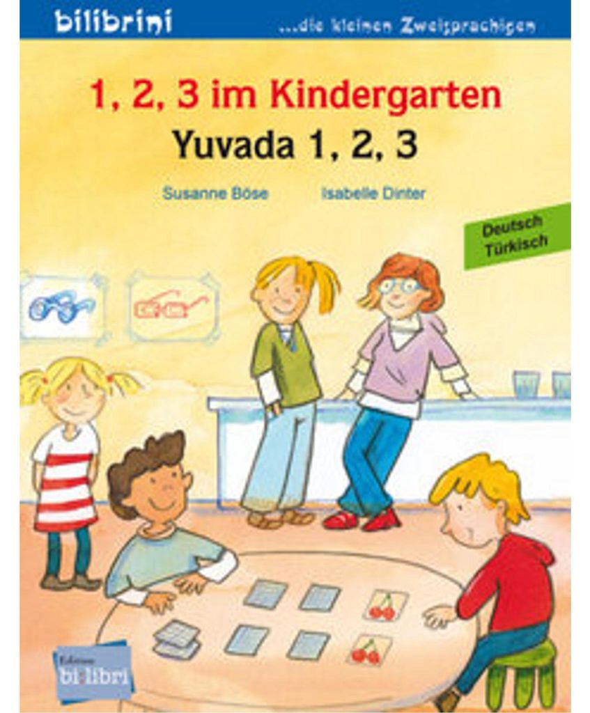 1, 2, 3 im Kindergarten (Deutsch-Türkisch)
