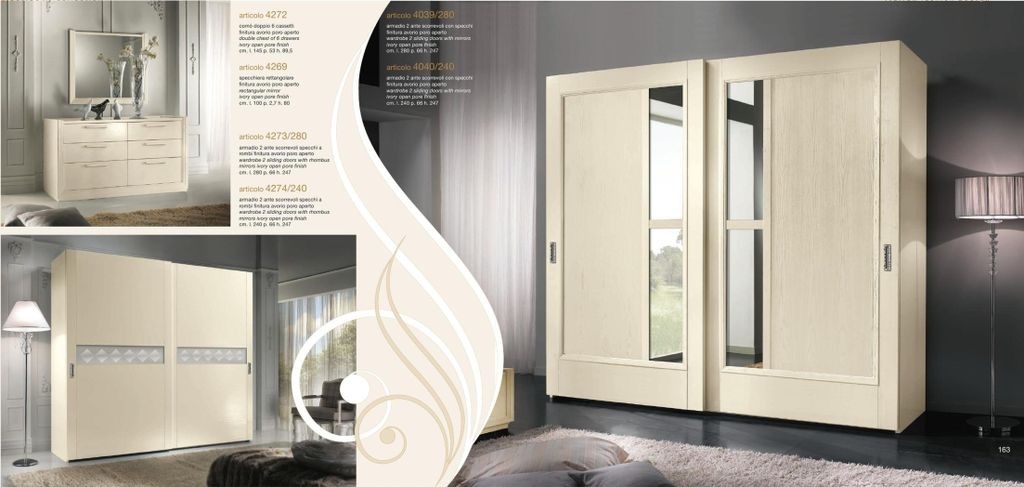 Schränke Italien Kleiderschrank Schrank Luxus Schwebetüren Design Holz Modern