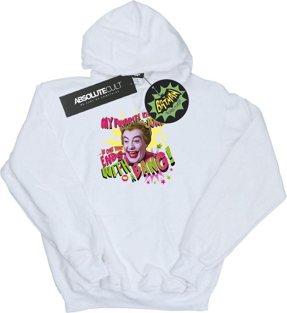 DC Comics - "Bang" Kapuzenpullover für Jungen BI3929 (128) (Weiß)