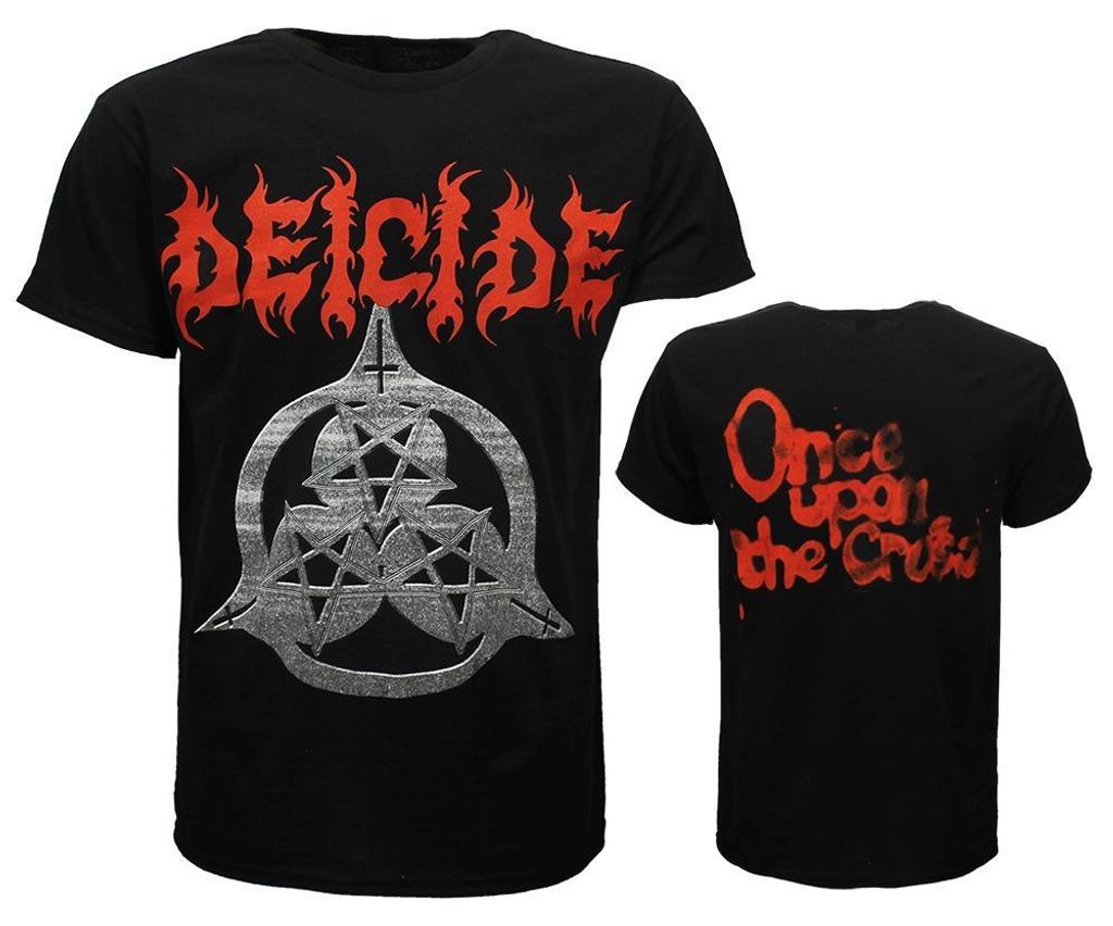Deicide Once Upon The Cross T-Shirt – Offizielles Merchandise - XL