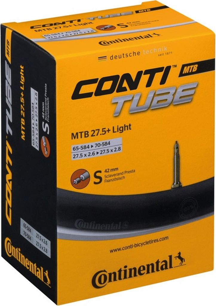 Continental Schlauch MTB 27.5 B+ light 27.5x2.6-2.8" Produktbild 