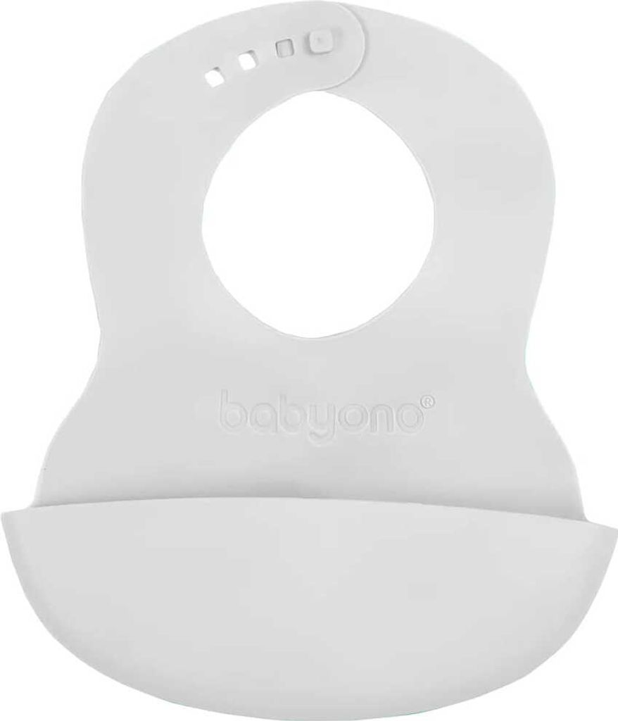 Silikonový bryndák - tm.modrý, BabyOno Obrázek produktu 