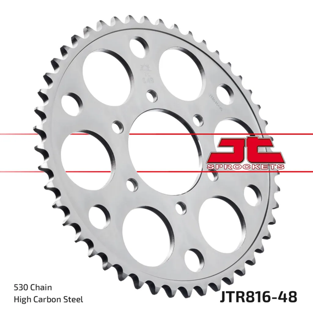 Couronne Kettenrad 48 dents pas 530 SI haute résistance pour moto