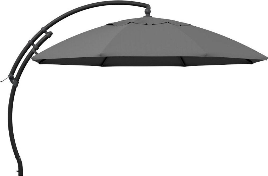 Sun Garden Easy-Sun 3,75m anthrazit/grau Ampelschirm