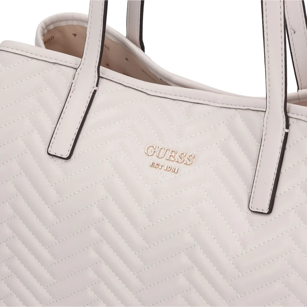 Borsa Guess HWQG9318290STO Stone: Shopping Bag Donna Design Trapuntato - 9