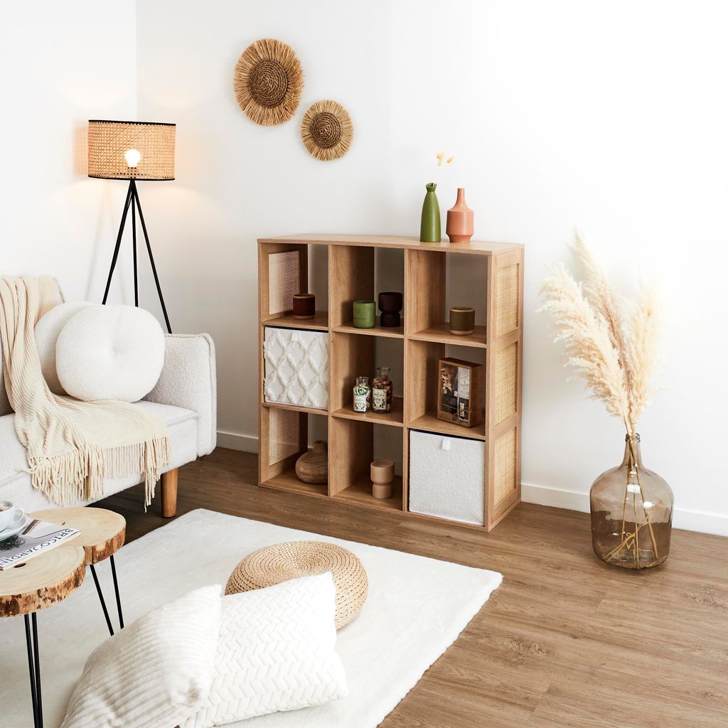 Modulare Aufbewahrung 9 Boxen Bali Brown Home Deco Factory