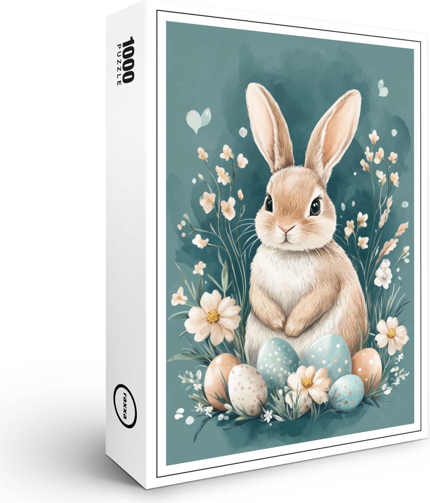 raxxa Premium-Puzzle "Hopsi der Osterhase", 1000 Teile