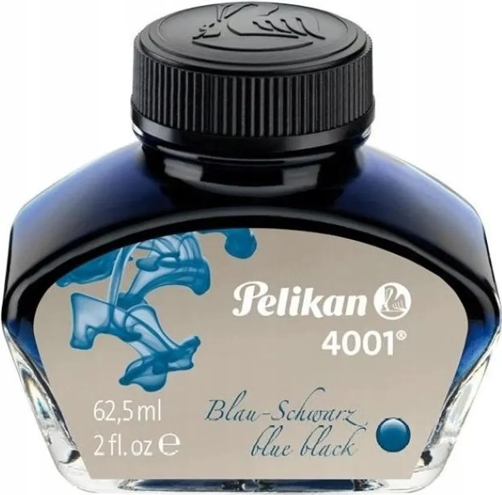Pelikan 4001 Blu-Nero in Vetro 62,5ml - L'inchiostro della Nonna