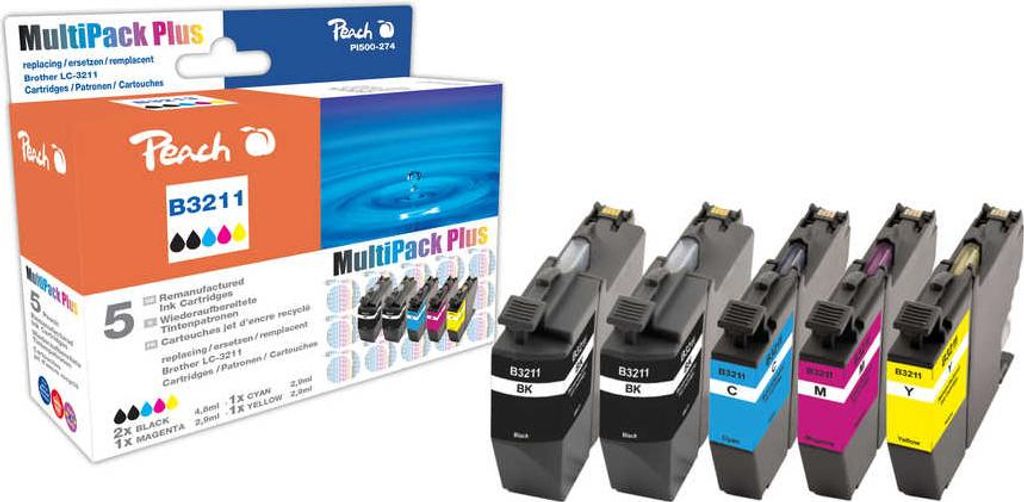 Tinte Spar Pack Plus PI500-274 (kompatibel zu Brother Produktbild 