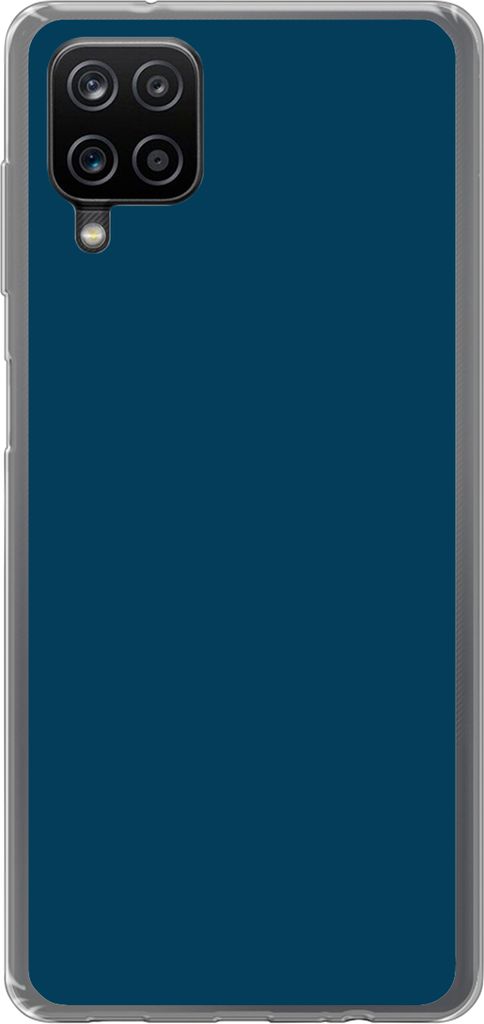 MuchoWow Handyhülle Schutzhülle Hülle für Telefoonhoesje Samsung Galaxy A12 Indigo - Palette - Farben Silikon Softcase Handy Hülle - Bild